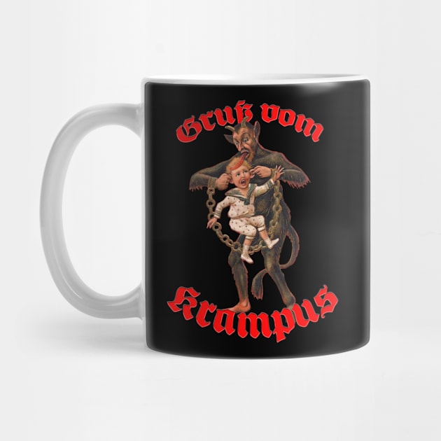 Gruß vom Krampus (Vintage Design 1) by Hiraeth Tees